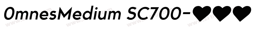 0mnesMedium SC700字体转换